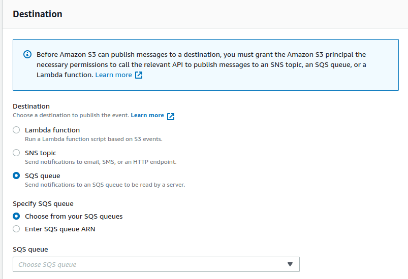 Manage Amazon S3 Buckets Using Event Notifications With AWS SQS