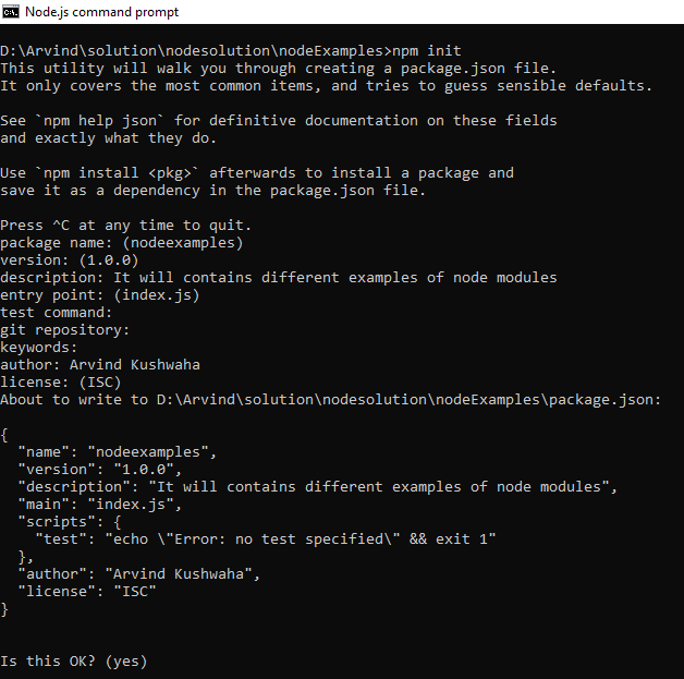Node.js Module With Examples