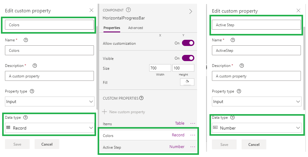 PowerApps Horizontal Progress Bar