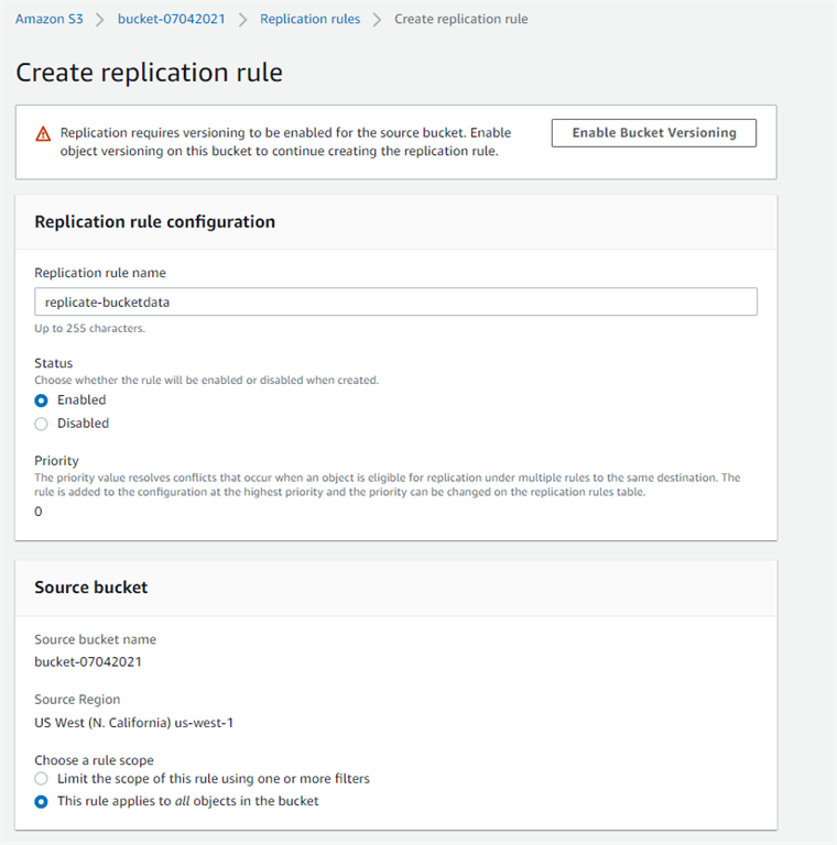 S3 Bucket Lifecyle And Replication Rules
