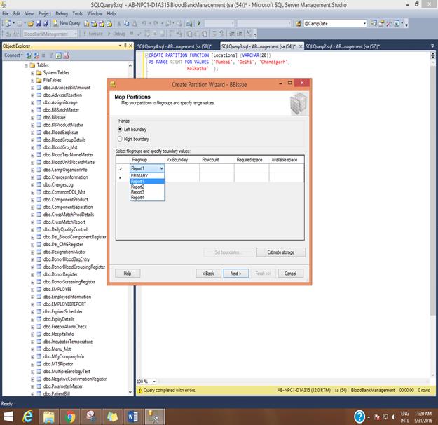 Table Partitioning In SQL Server