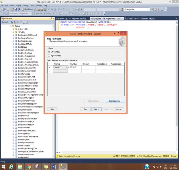Table Partitioning In SQL Server