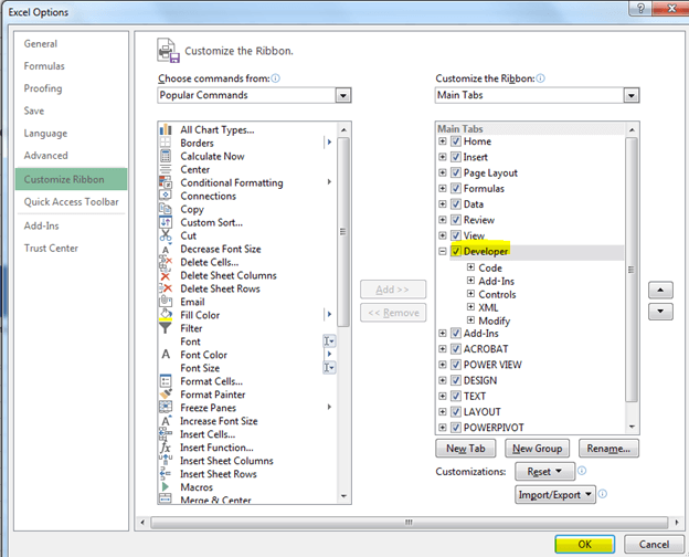 Creating Excel Charts And Writing A Macro To Refresh Data Automatically