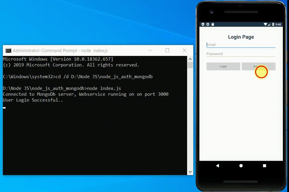 Xamarin.Android Working With Node.js And MongoDB Part Two