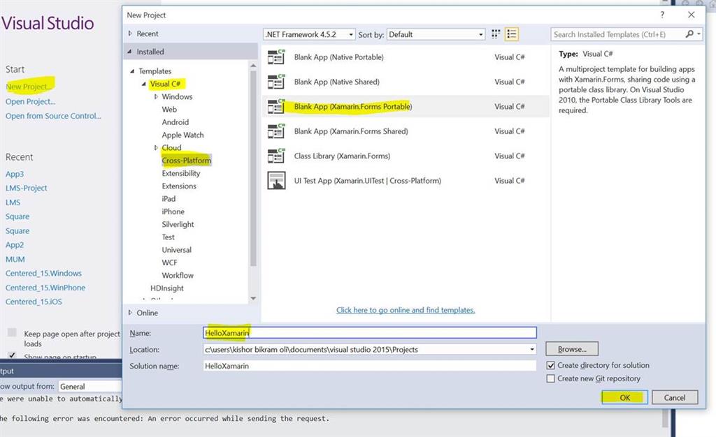 Xamarin.Forms Create Your First Xamarin App For iOS, Android, And Windows