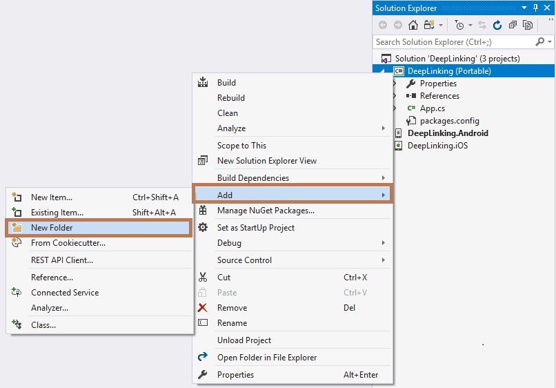 Xamarin.Forms Deep Linking Application Using SQLite