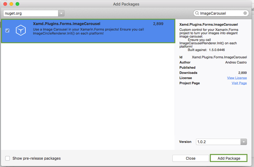 Xamarin.Forms Image Slider Using Image Carousel Plugin