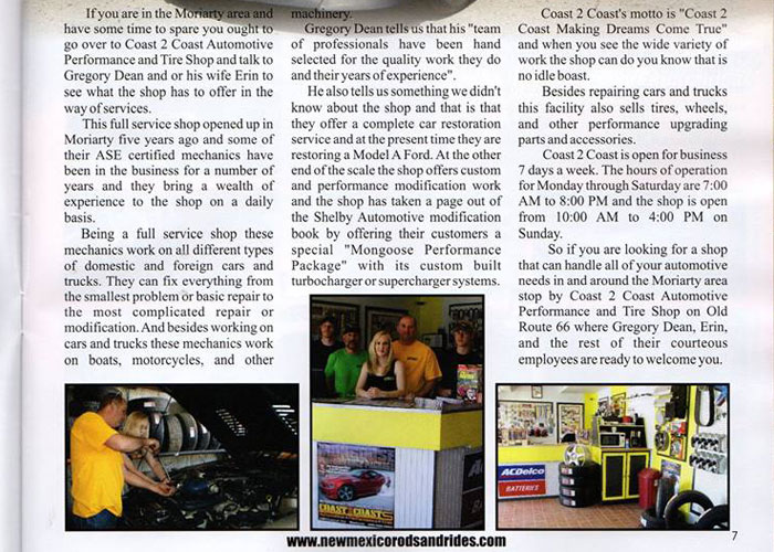 Slideshow Coast 2 Coast Automotive, Performance And Tires