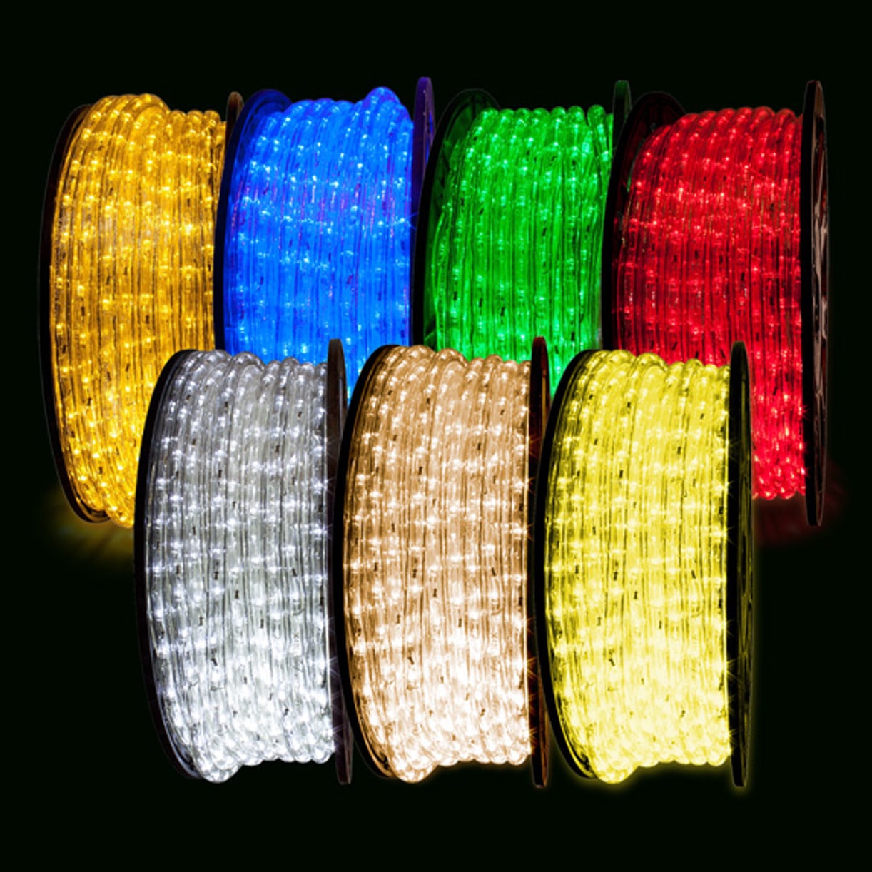 120V LED Super Chasing Rope Light 150 foot spool C2C Lights
