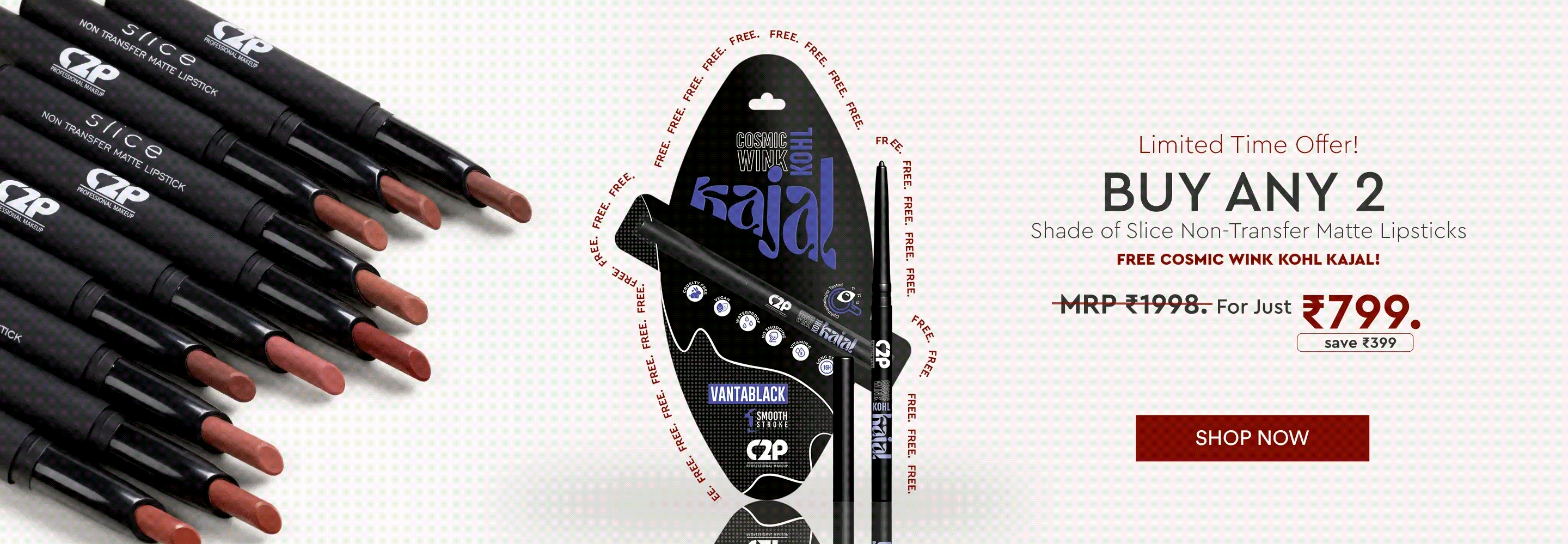 Buy professional makeup products online at best price in India C2P Pro