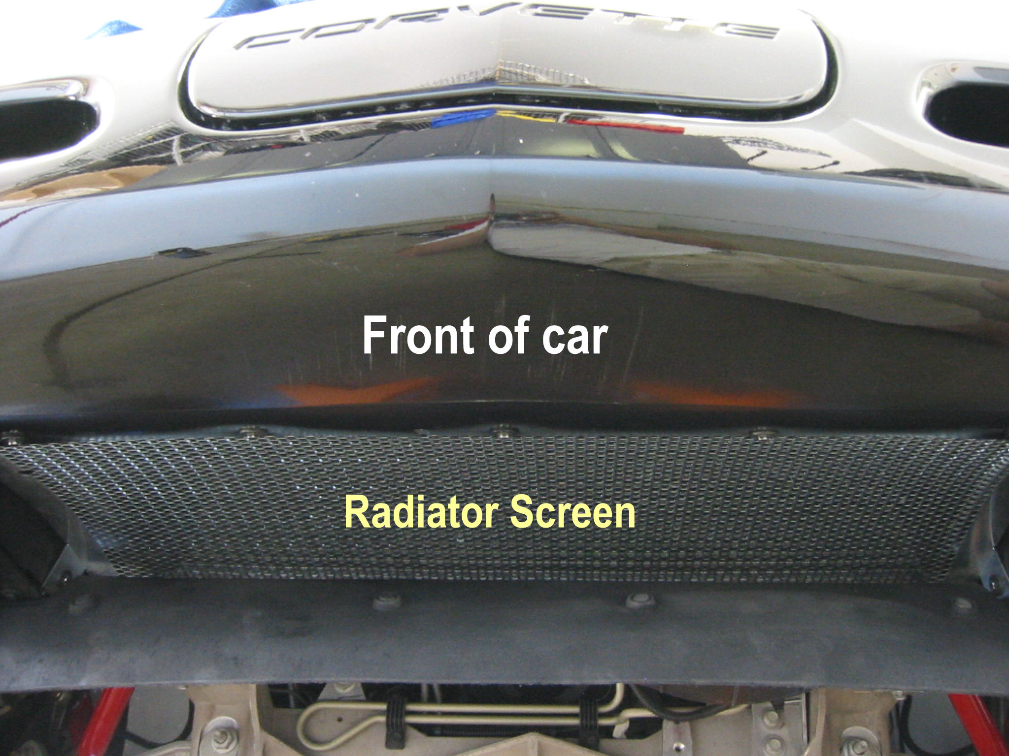 C5 Corvette Clean Shield / Trash Catcher Radiator Protection Screen