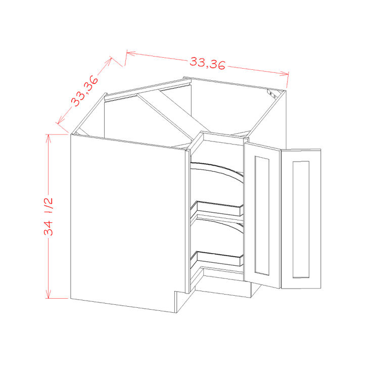 Lazy Susan Base Dimensions Matttroy
