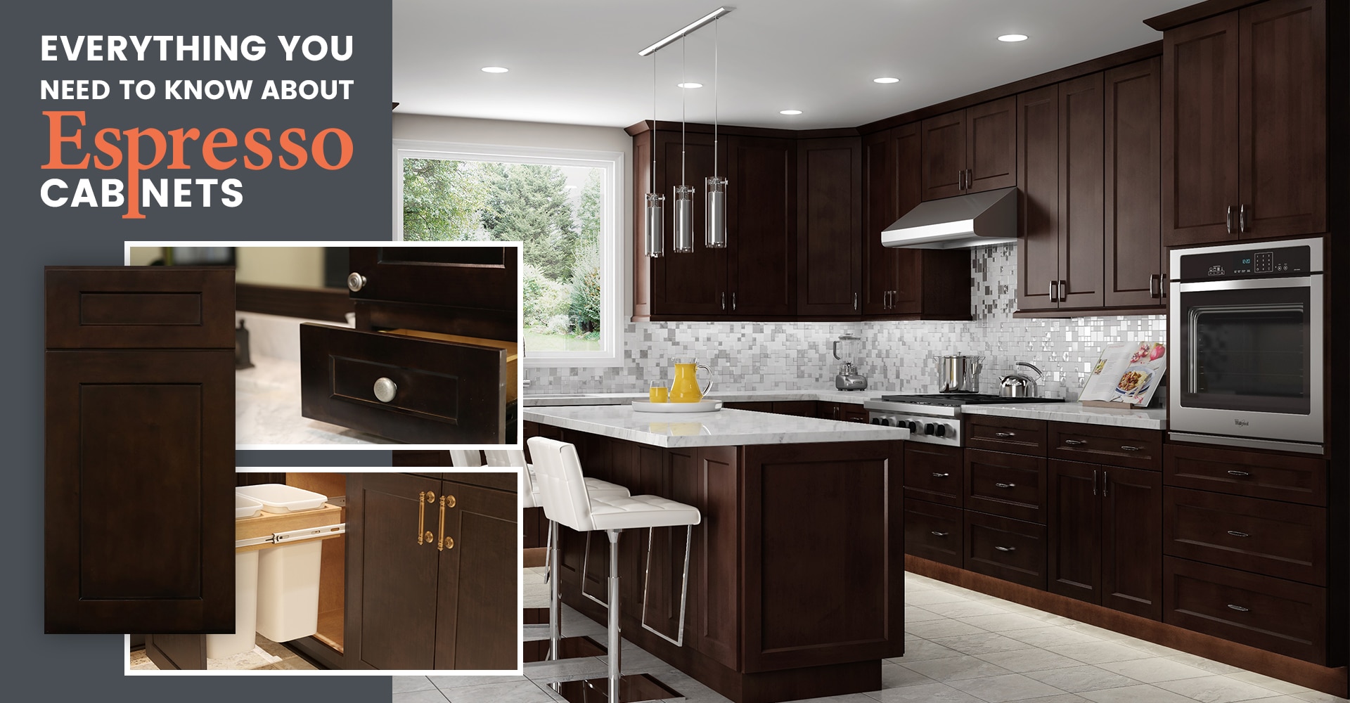 Espresso Color Schemes For Kitchens With Dark