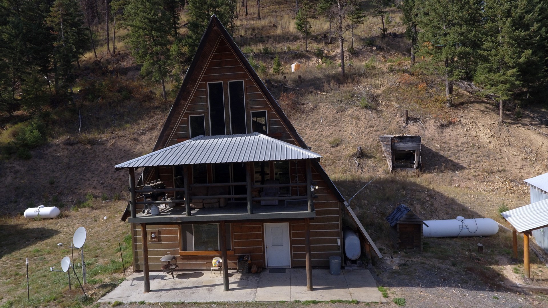 1886 Crooked River Rd, Elk City ID Elk City AFrame Homes For Sale