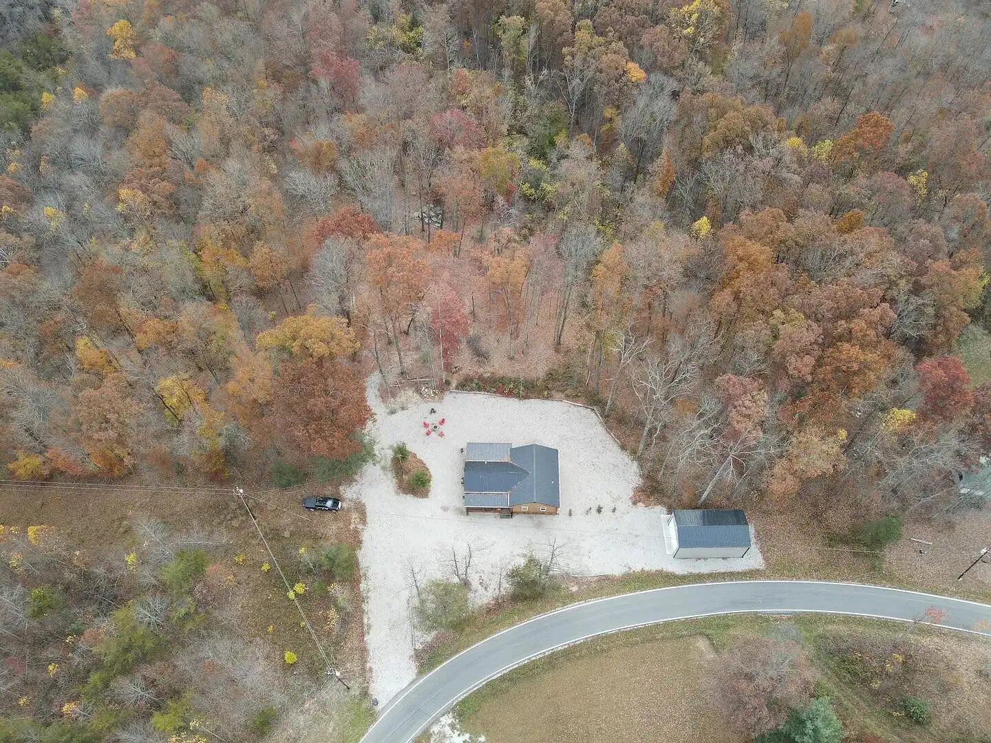 3411 Amos Ridge Rd, Frenchburg KY Frenchburg Log Cabin Homes For Sale