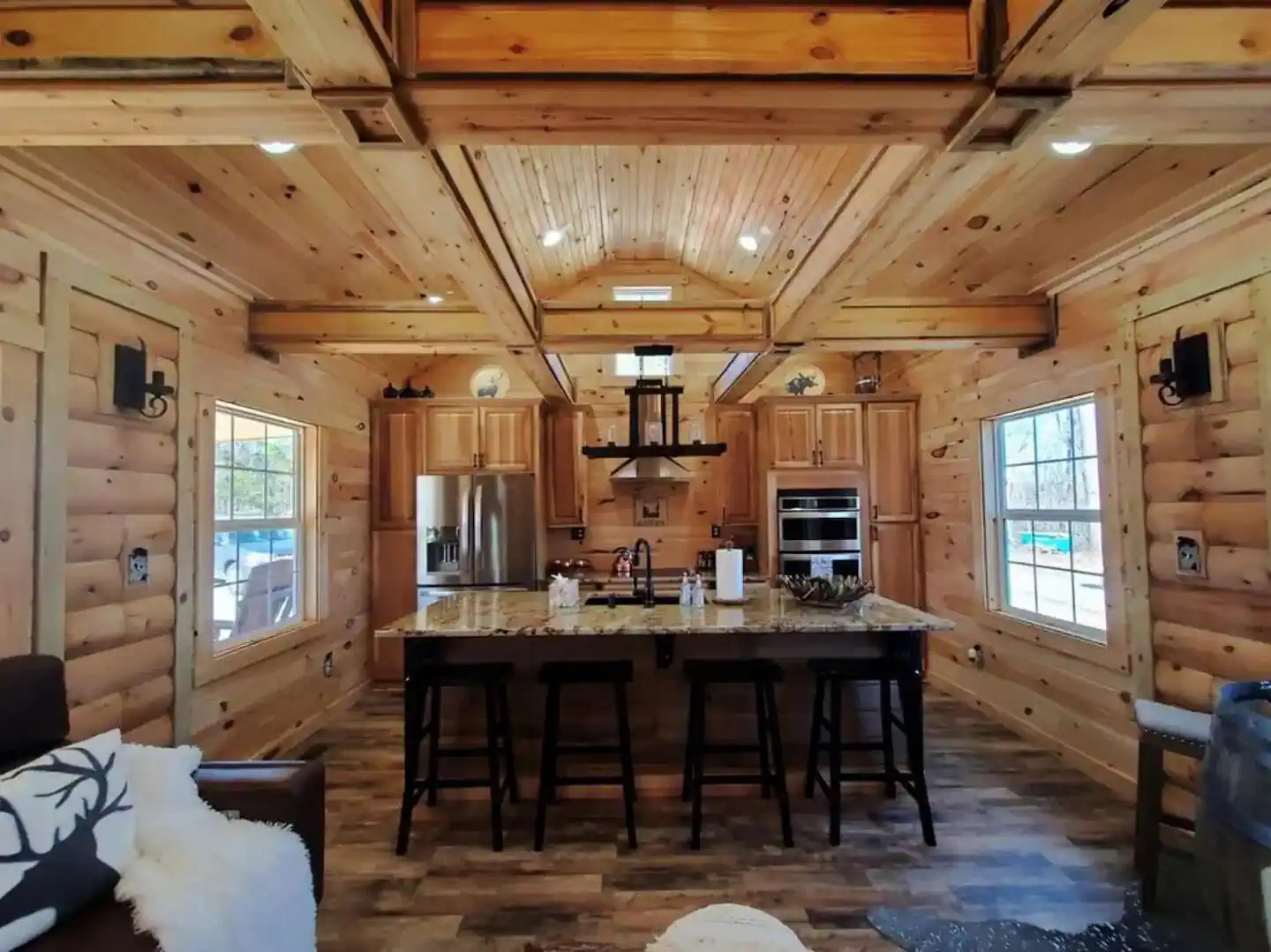 3411 Amos Ridge Rd, Frenchburg KY Frenchburg Log Cabin Homes For Sale