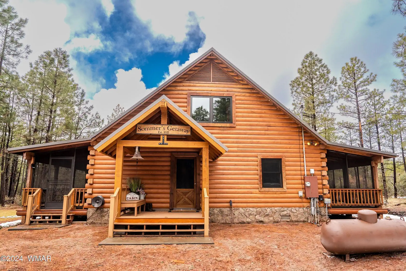 3800 W Coyote Dr, Lakeside AZ Lakeside Log Cabin Homes For Sale