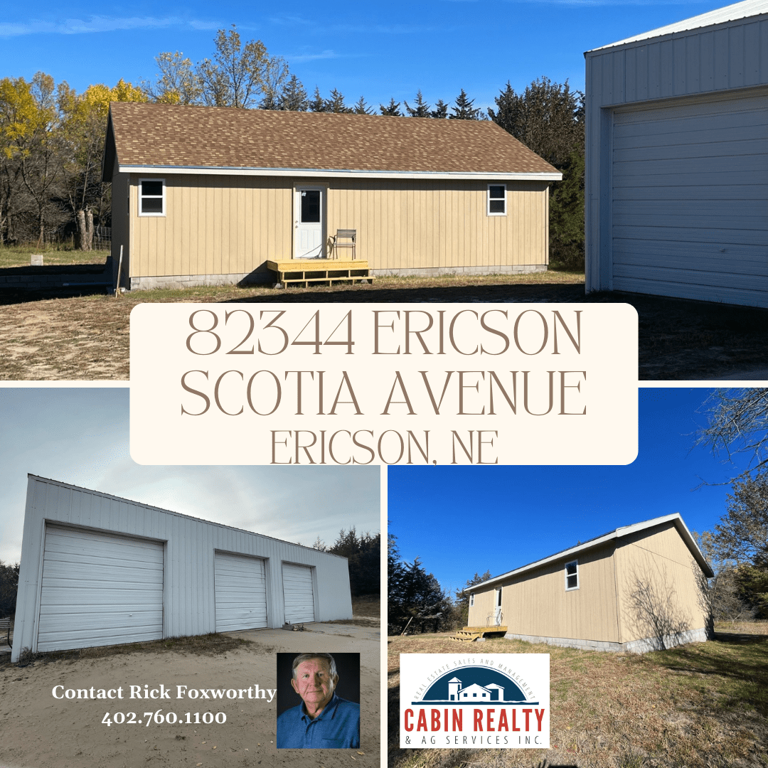 Sold 82344 Ericson Scotia Avenue Ericson, Nebraska Cabin Realty & Ag Services, Inc.