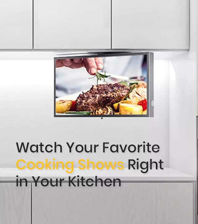 CabiTV™ CT100 Stainless Steel for every kitchen