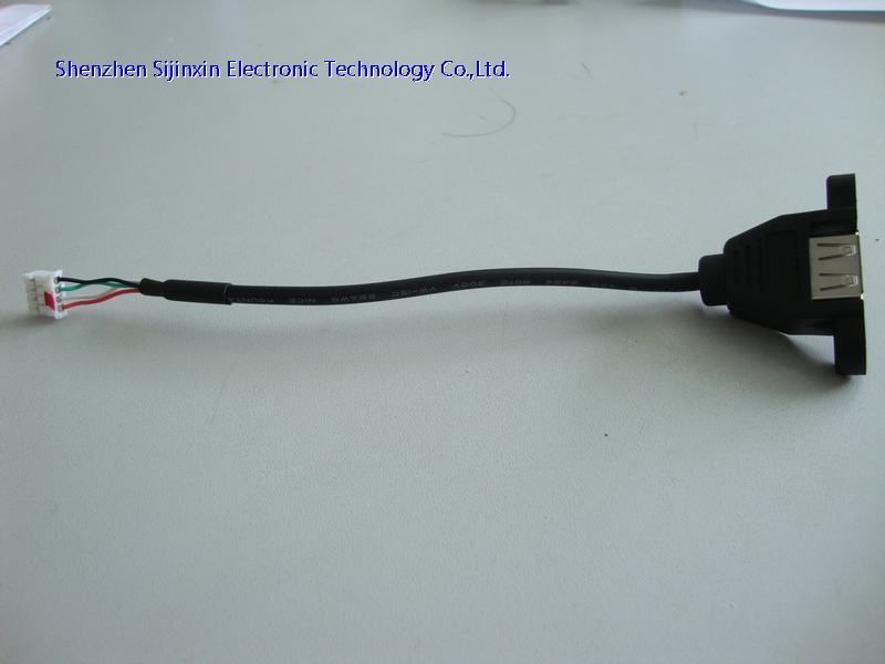 Panel mounted USB2.0 male to female extension cable manufacturer[cable-top]