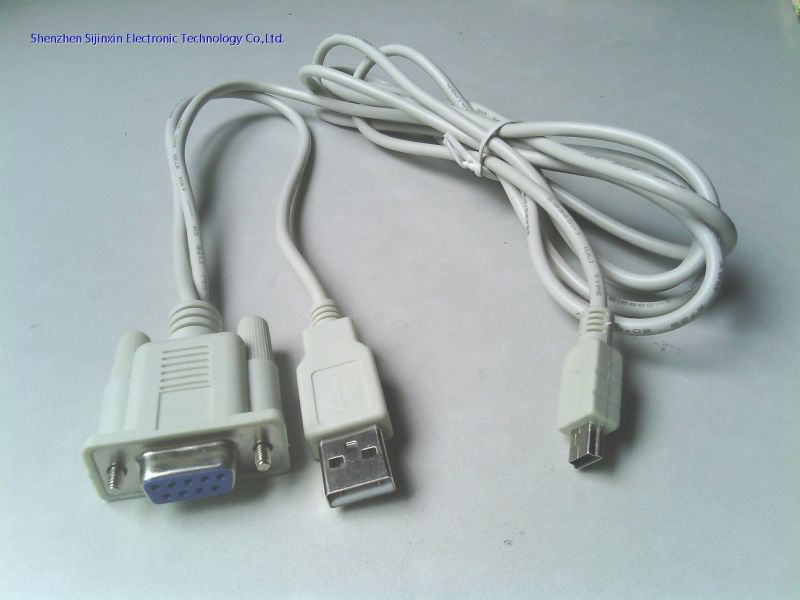 OEM DB9 to USB+MD+terminal Serial cable /