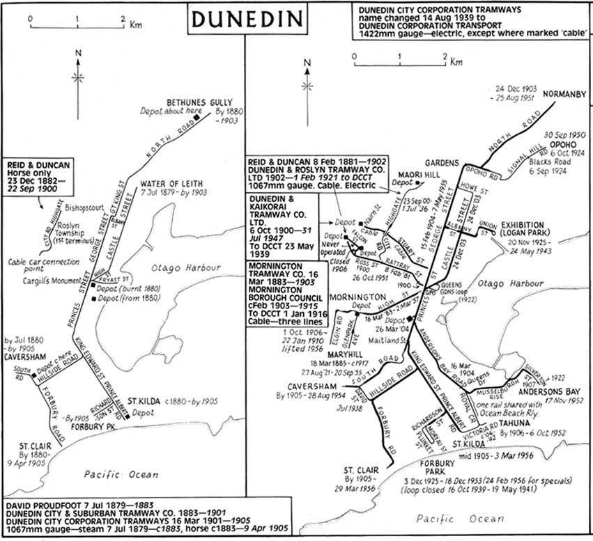 Dunedin Map