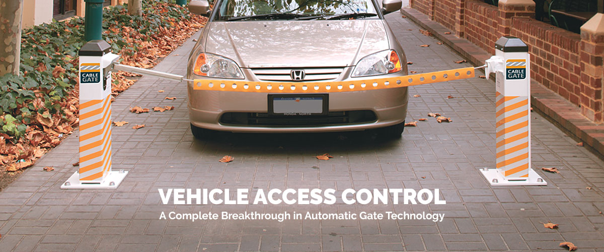 Vehicle Access Control System Cable Gate