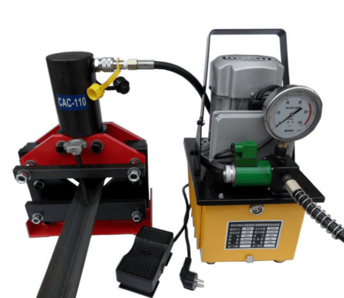 Remote Control Hydraulic Angle Steel Cutter Copper Bus Bar Cutting