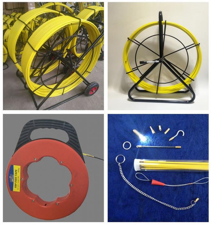 Fish Tape Fiberglass Duct Rodder Cable Pulling Rodders Rod Dia 6mm14mm