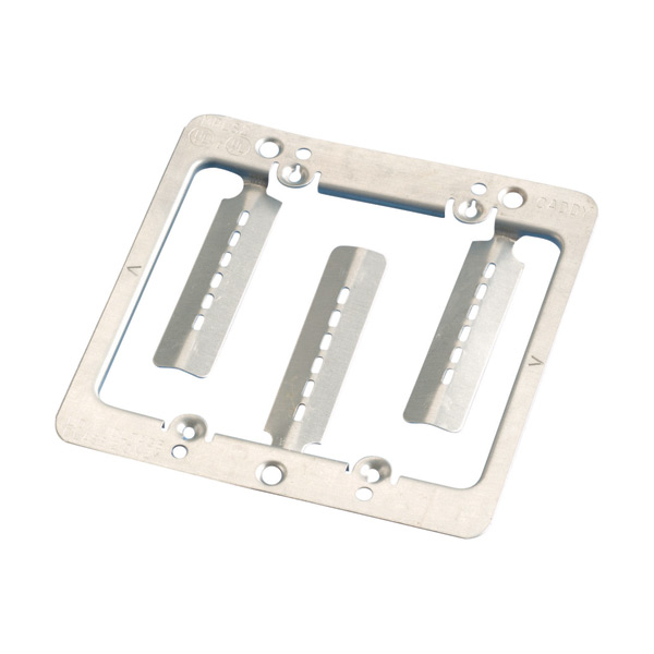 Double Gang Mounting Plate Brackets Screws To Drywall (Screws Included)
