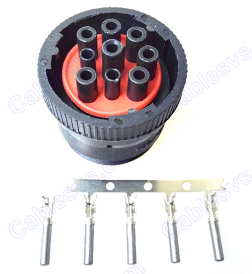 Cable,Deutsch J1939 9pin Male and Female connector