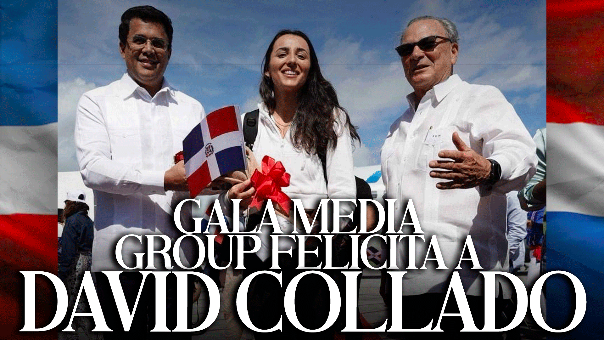 David Collado logra meta “GALA Media Group felicita al ministro de