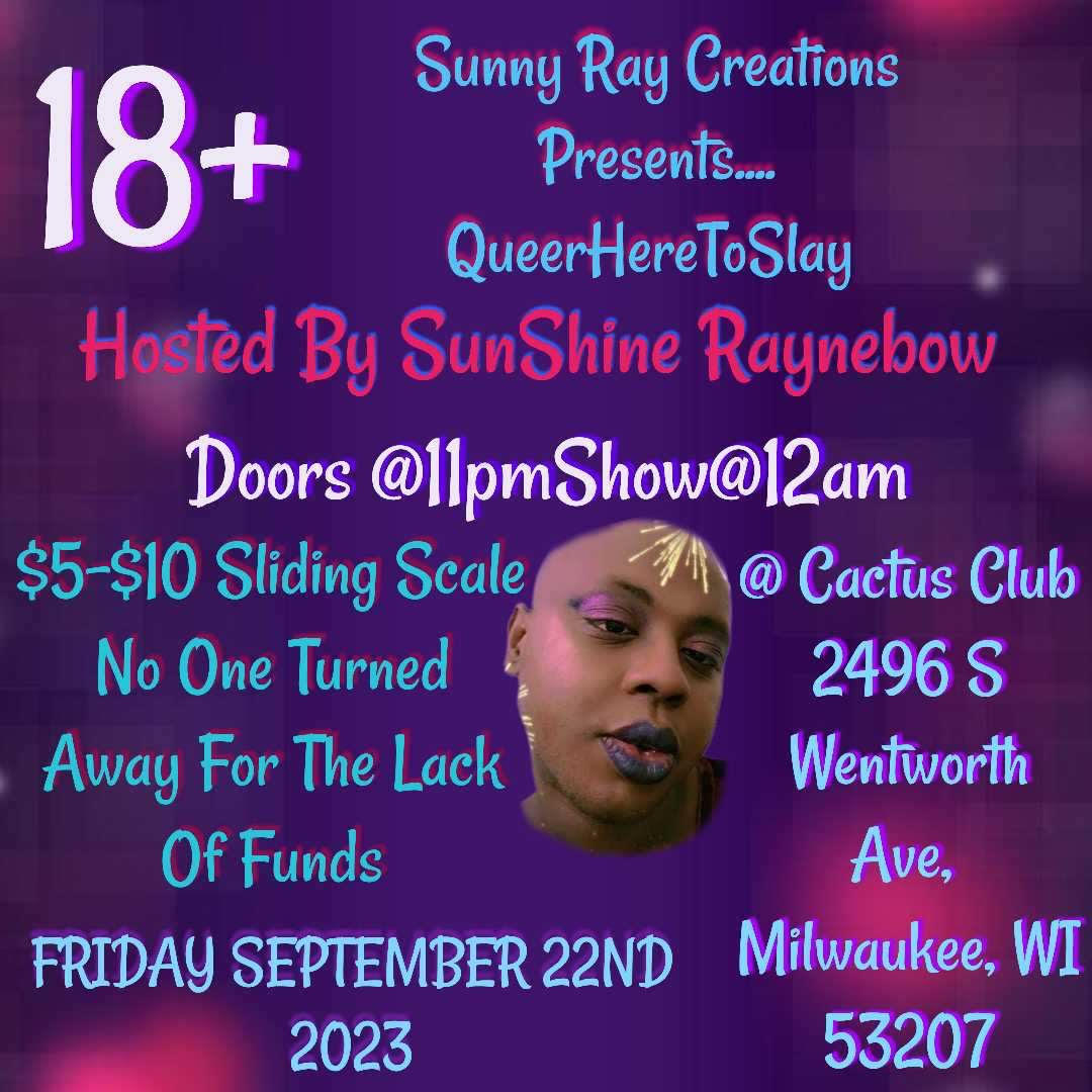 Sunny Ray Creations Presents QueerHereToSlay Cactus Club