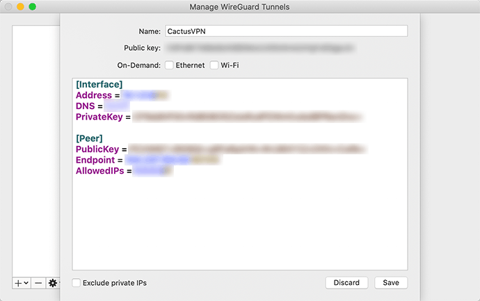 How to set up WireGuard VPN on macOS CactusVPN