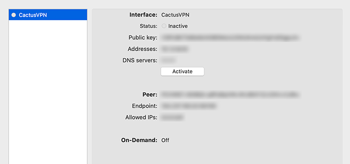 How to set up WireGuard VPN on macOS CactusVPN