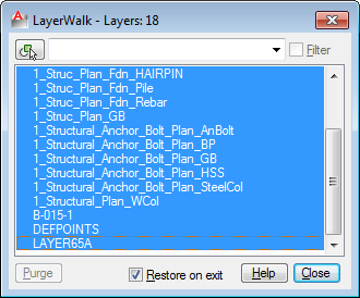 How To Show Objects On A Layer Acad 2023 Using Autocad Laywalk To Check Objects Layers | Cadnotes