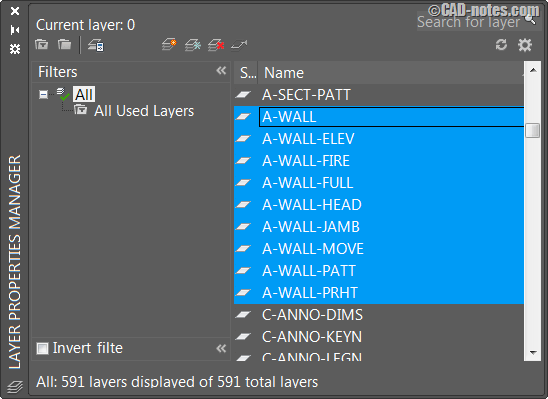 How To Show Objects On A Layer Acad 2023 How To Combine Layers To Simplify Your Autocad Drawing | Cadnotes