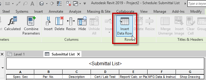 How to Create a Table in Revit Autocad Blocks &amp; Drawings Download Site