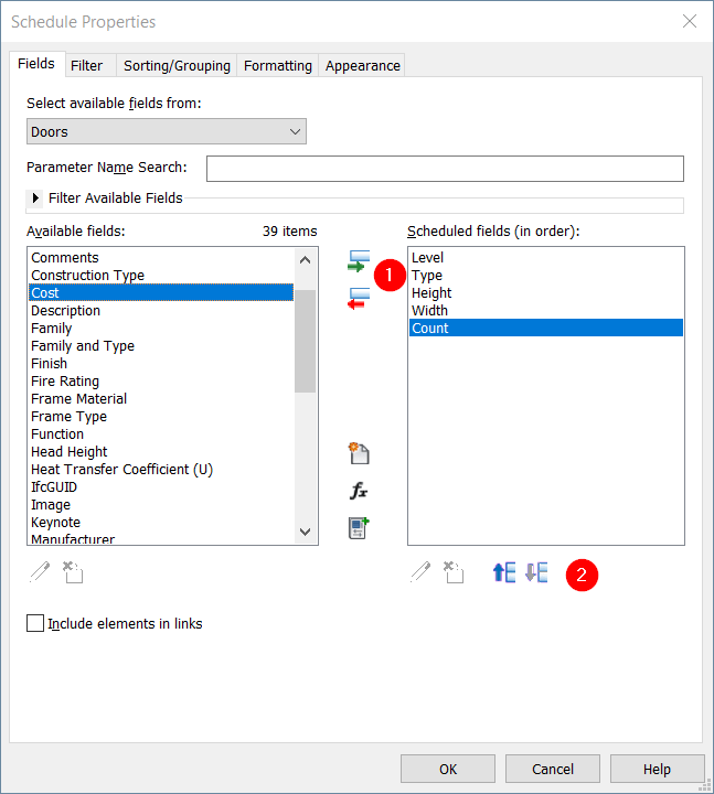 Revit Schedules 101 Creating a Schedule CADnotes