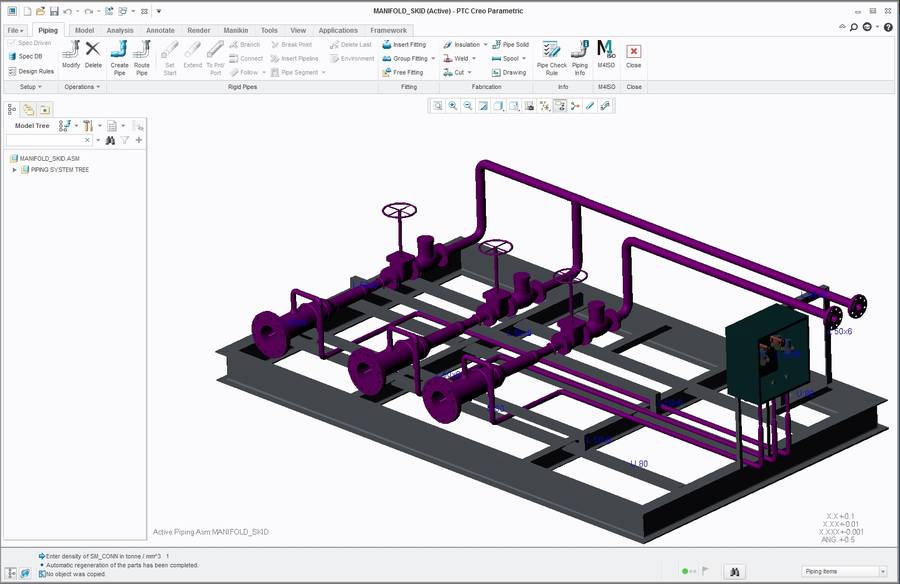 Functions of the Isometrics software M4 ISO Isometrics