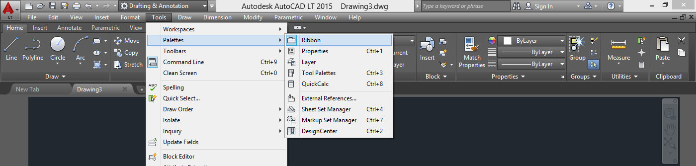CAD TRAINING COURSE Ribbon and Toolbars