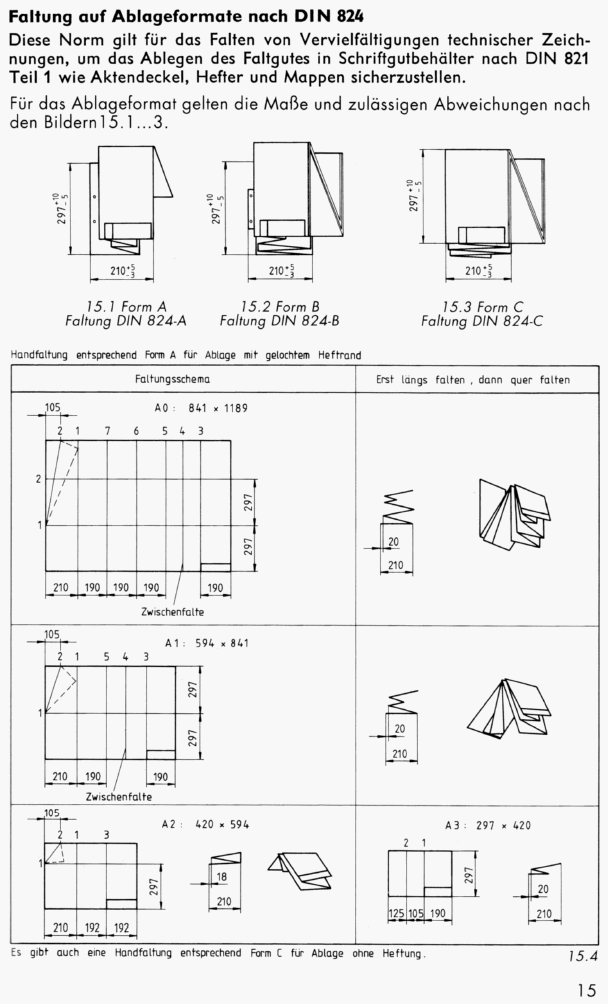 DIN Faltung auf A4 mit oder ohne Lochrand (CAD sonstige/MegaCAD