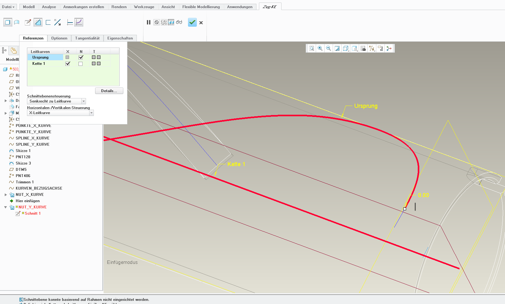 Zug KE mit XLeitkurve (PTC Engineering Solutions/Pro ENGINEER) Foren