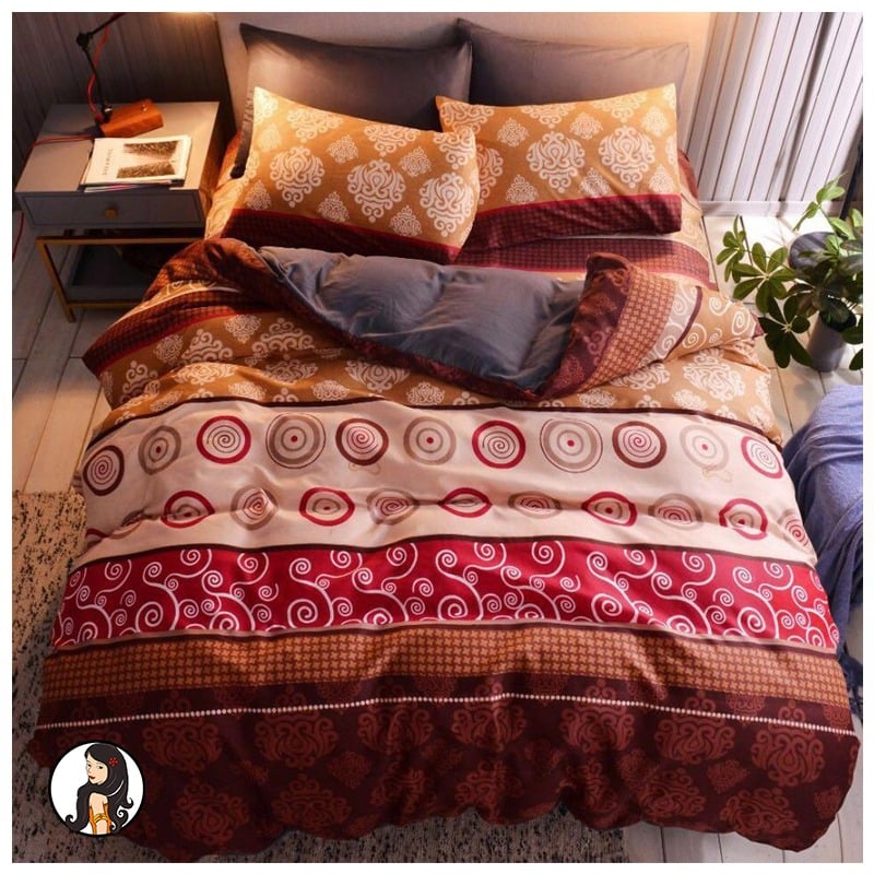 Fitted Sheet Single, Queen & King Cadar Patchwork