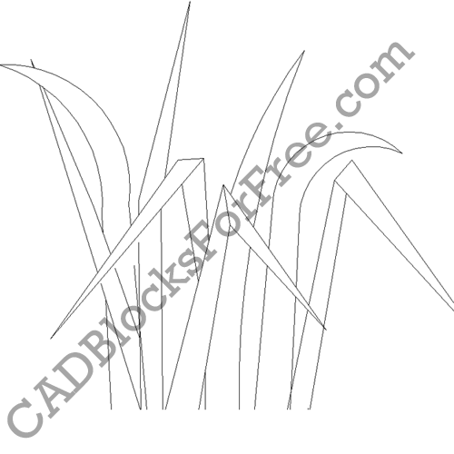 Grass Free Autocad Block In Dwg