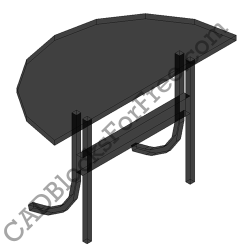 Table Free AutoCAD block in DWG