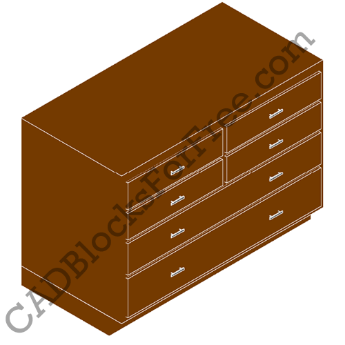 Furniture Free AutoCAD block in DWG