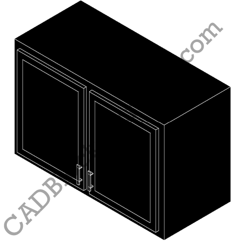 Cupboard Free AutoCAD block in DWG