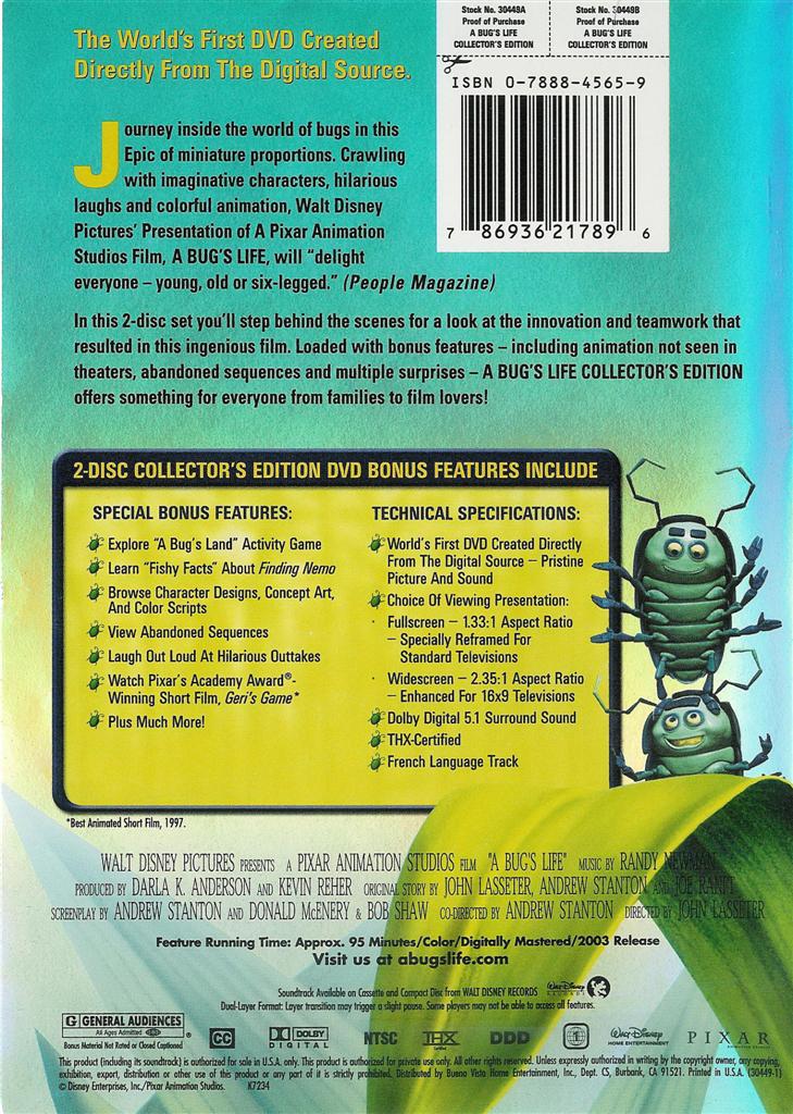 Consiglio DVD pixar