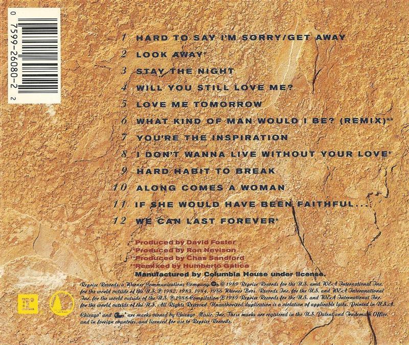 Chicago Greatest Hits 19821989 CD